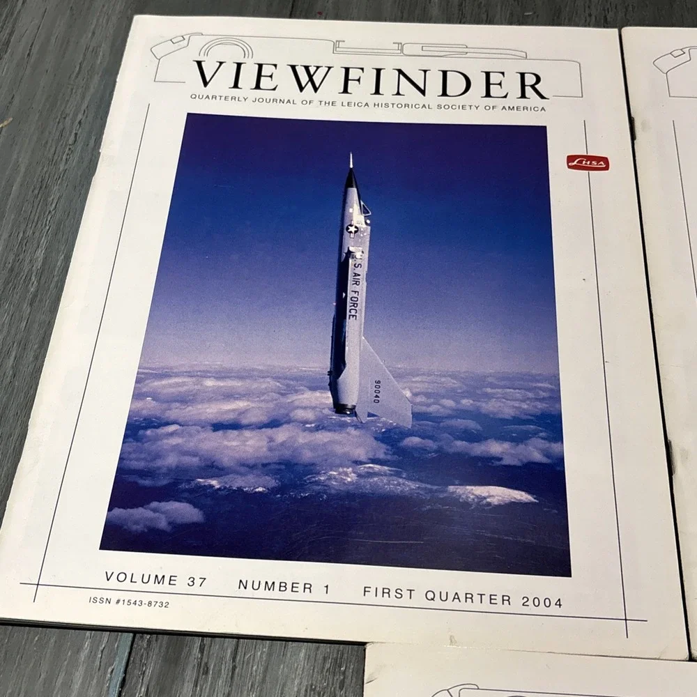 2004 V37 Vol 1-3 Viewfinder Leica Quarterly Journals (LHSA) - Rare!